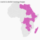The Comesa trading bloc from Libya down to Swaziland